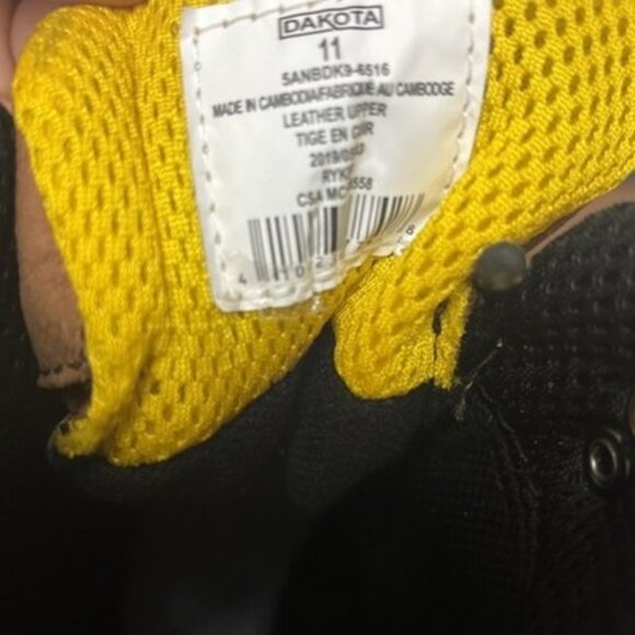 Dakota Men's 6" 6516 CTCP Hyper-Dri 3 Waterproof Safety Work Boots Brown 11M - Picture 9 of 9